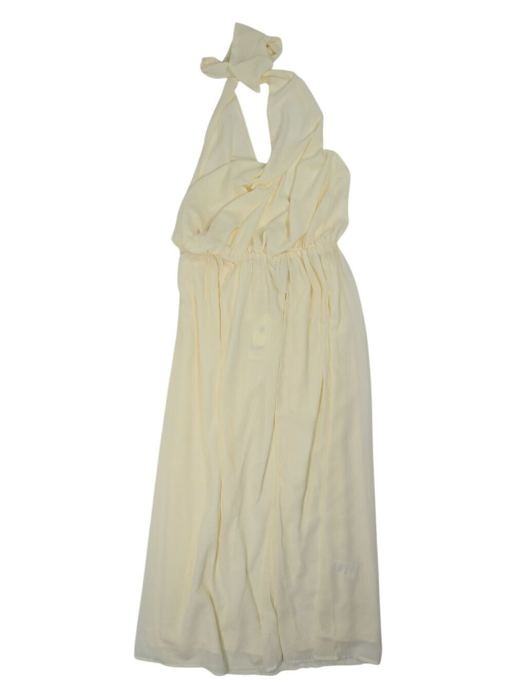 Peppermayo Narlah Halter Maxi Dress in Ivory